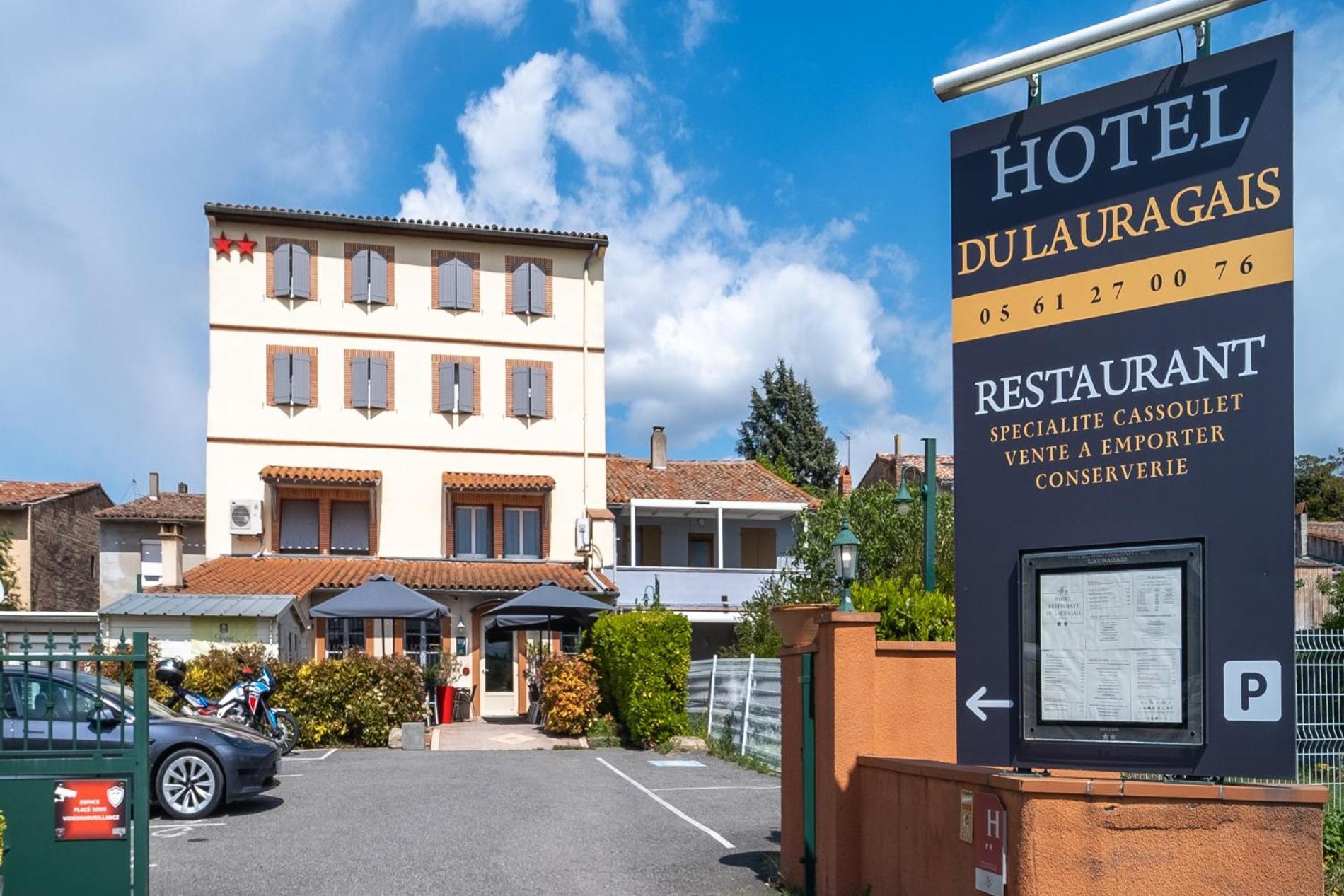 Hotel Restaurant Du Lauragais Logis De France Villefranche-de-Lauragais Exterior foto