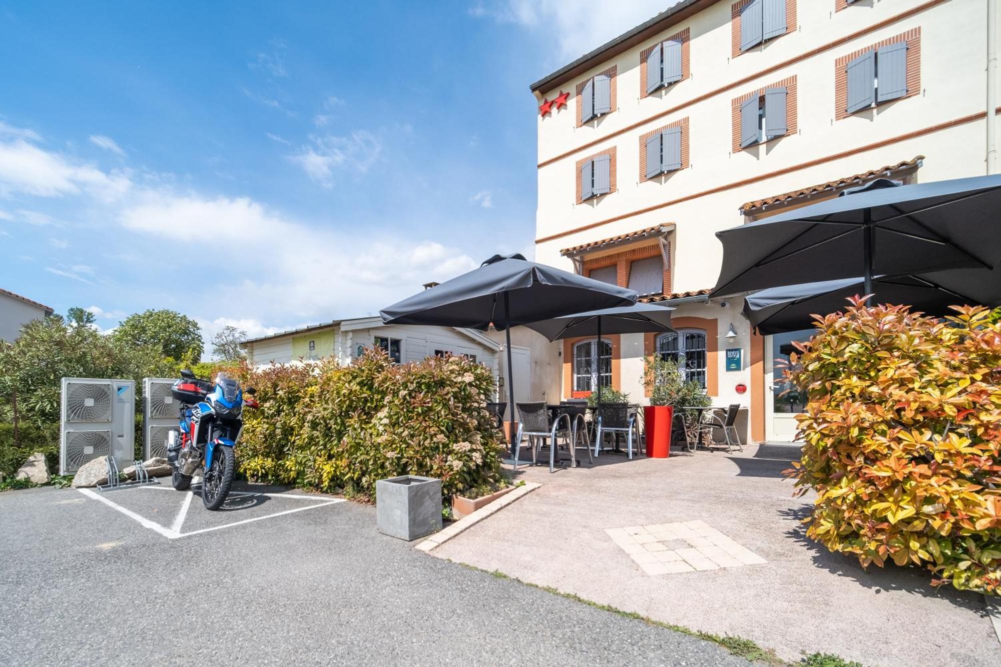 Hotel Restaurant Du Lauragais Logis De France Villefranche-de-Lauragais Exterior foto